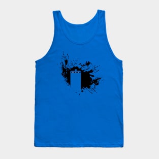 TARDIS paint splatter Tank Top